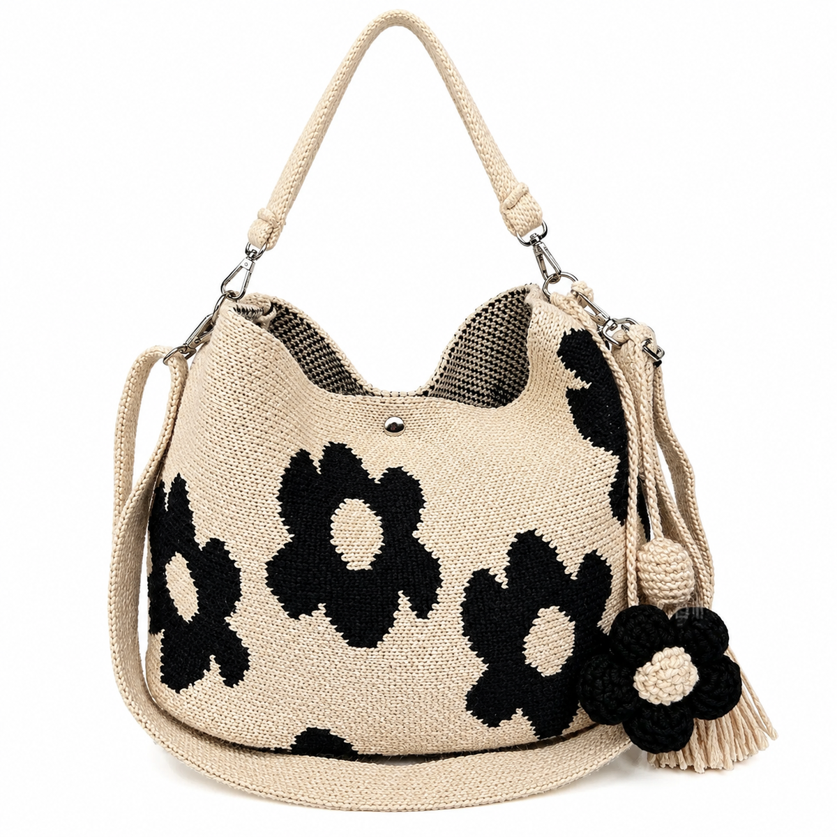 🔥2026 Spring Special Offer 49% OFF🌼Handmade Crochet Flower Tote✨