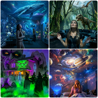 ✈️100K+ Sold 💡Newly Upgraded Immersive Projector
