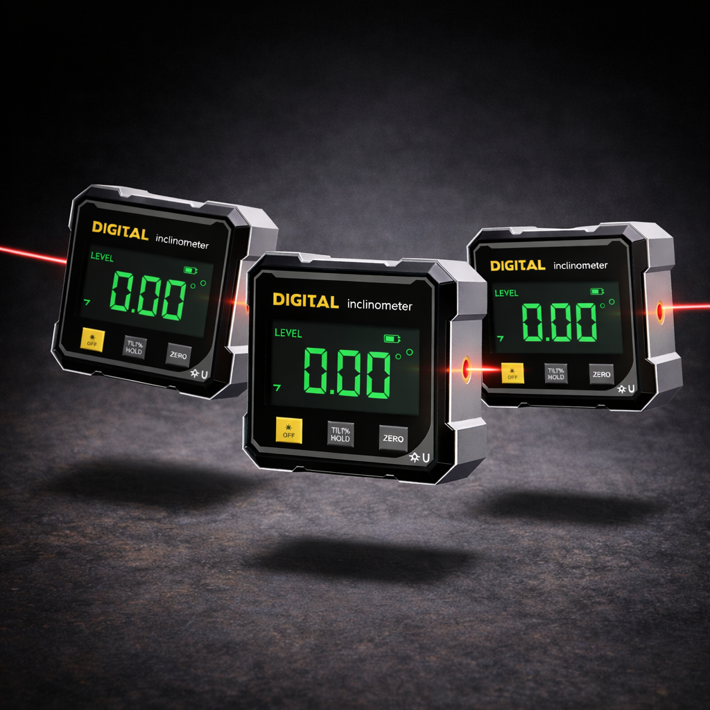 π₯ 50% OFF | Digital Angle Finder with Laser Level π Β±0.1Β° Precision Magnetic Level Tool