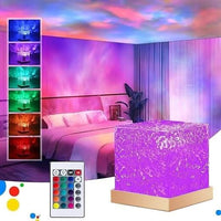 Rechargeable model - 16 Color-changing lights (remote control)