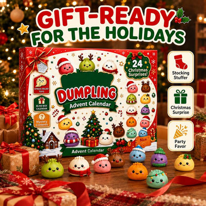 Adorable Squishy Surprise Box | Dumpling Squishy Advent 2026 Calendar -  Holiday Gift