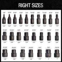 25pcs (All sizes) & Free Delivery