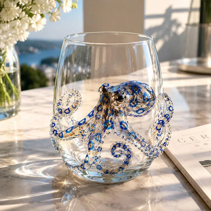 ⏰Last day Promotion 🔥-🎁The Perfect Beach House Gift🌊3D Ocean Animal Artisan Glassware Collection🎁