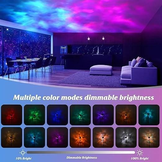 16 Changing Colors Rotating Wave Projector