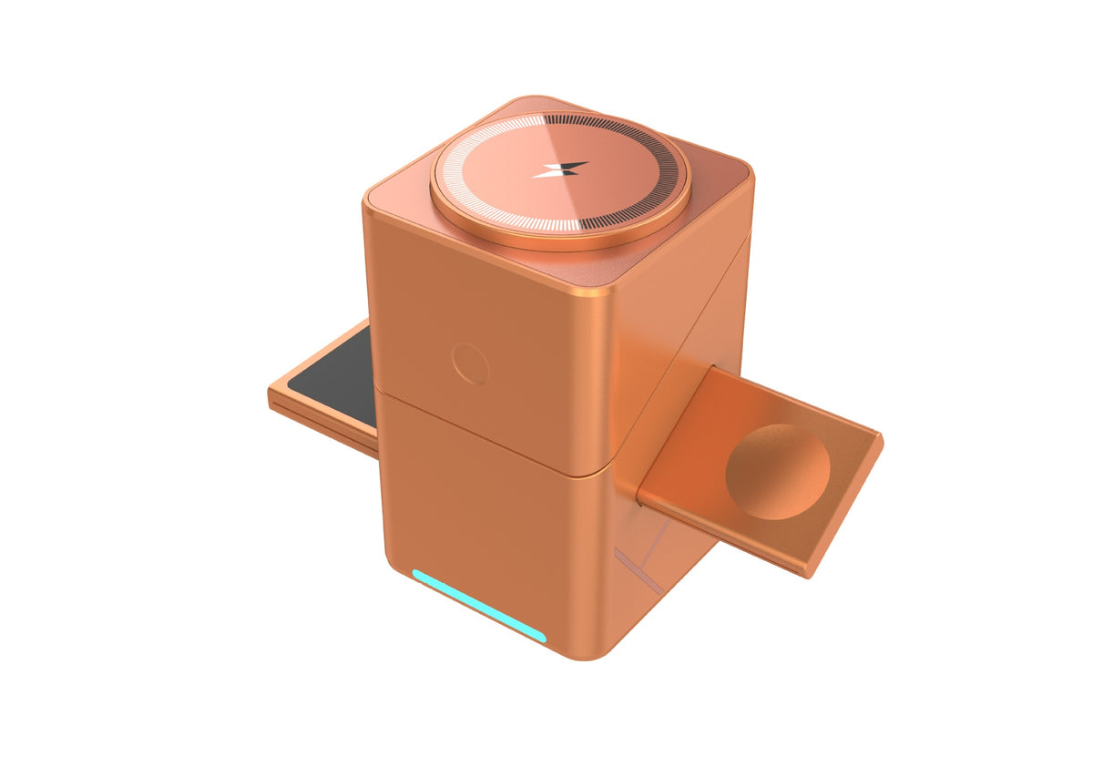 Magnetic Rotating Wireless Charger for Apple Devices