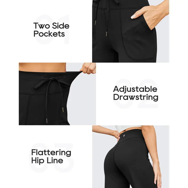 Business Casual High-Waist Wide Leg Pants