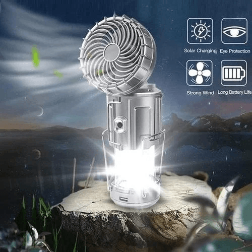 6 in 1 Portable Solar LED Camping Lantern