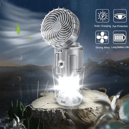 6 in 1 Portable Solar LED Camping Lantern