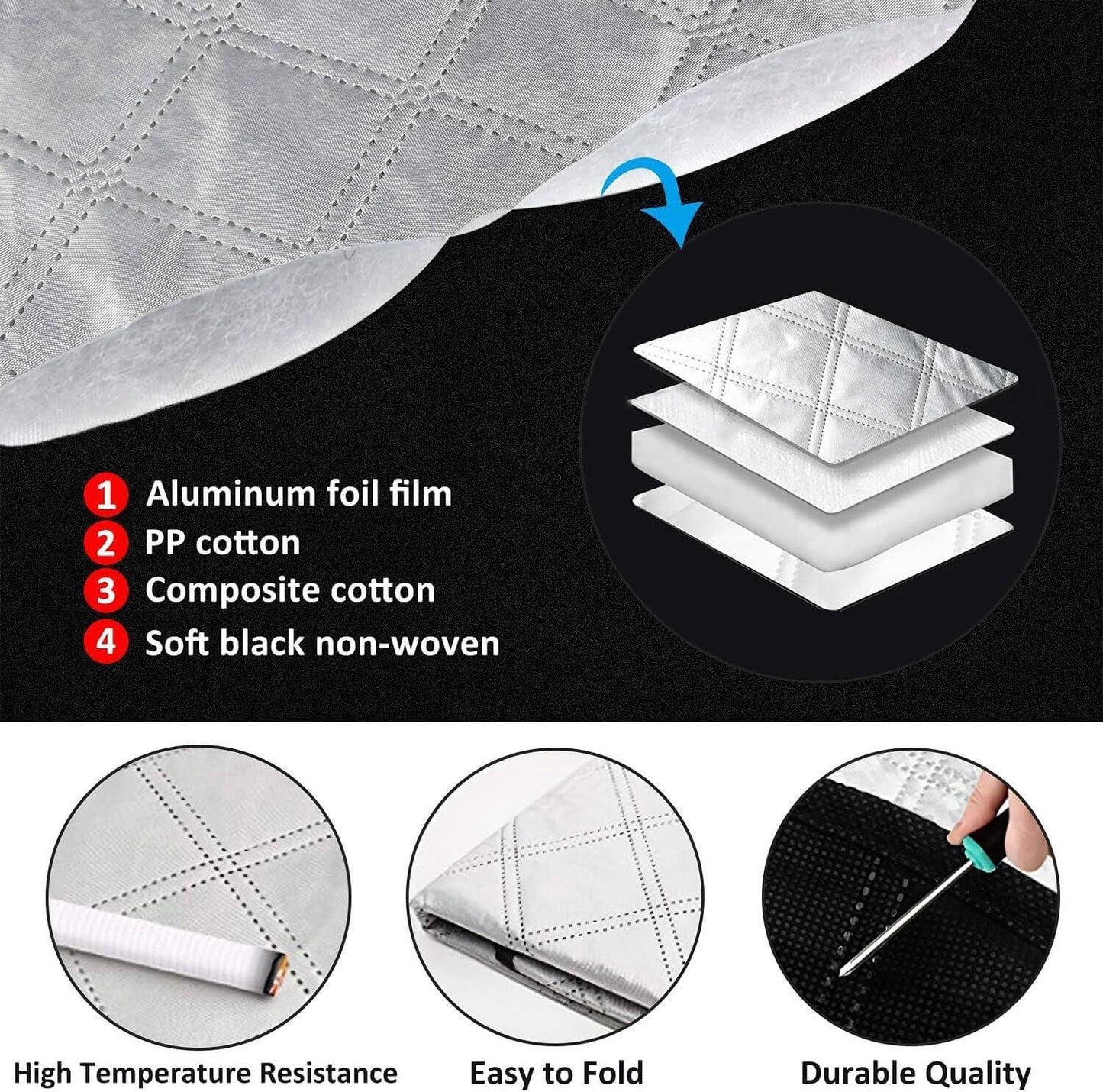 Upgraded Car Windshield Magnetic Snow Cover