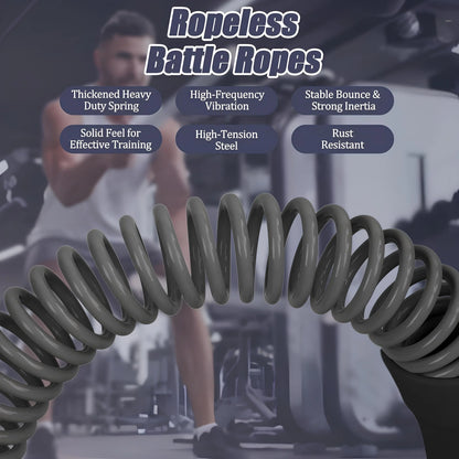 Last Day Sale🛩️/Weighted Cordless Battle Ropes for Home Gym Training