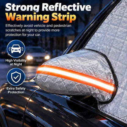 MagneticShield™ 3-Layer Windshield Snow Cover + Side Mirror Protectors