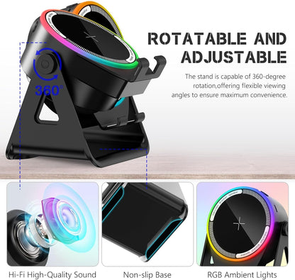 5-In-1 Bluetooth 5.3 Phone Stand