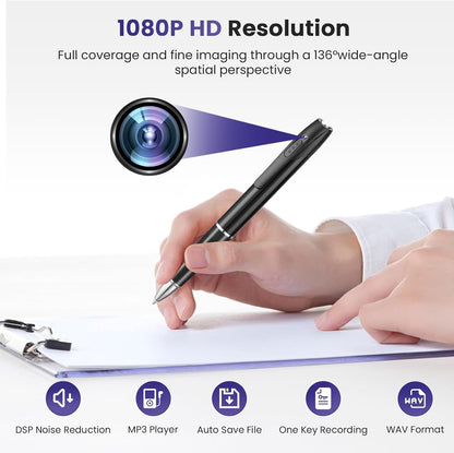 1080P Hidden Spy Pen Camera