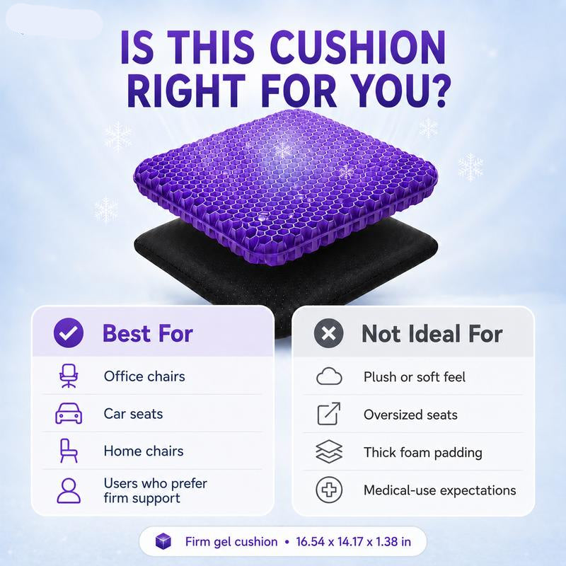 CloudSit™ Cooling Gel Seat Cushion