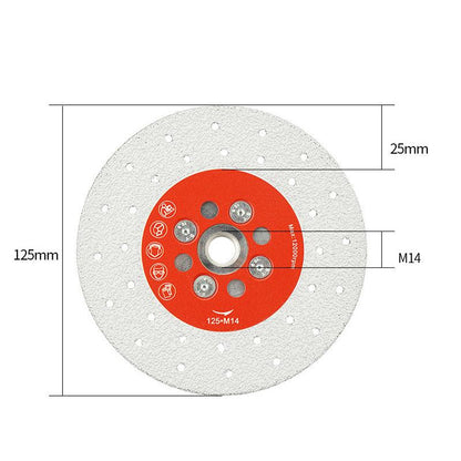 Diamond Cutting Disc: Double-Sided Starry Sky for Marble & Tiles!