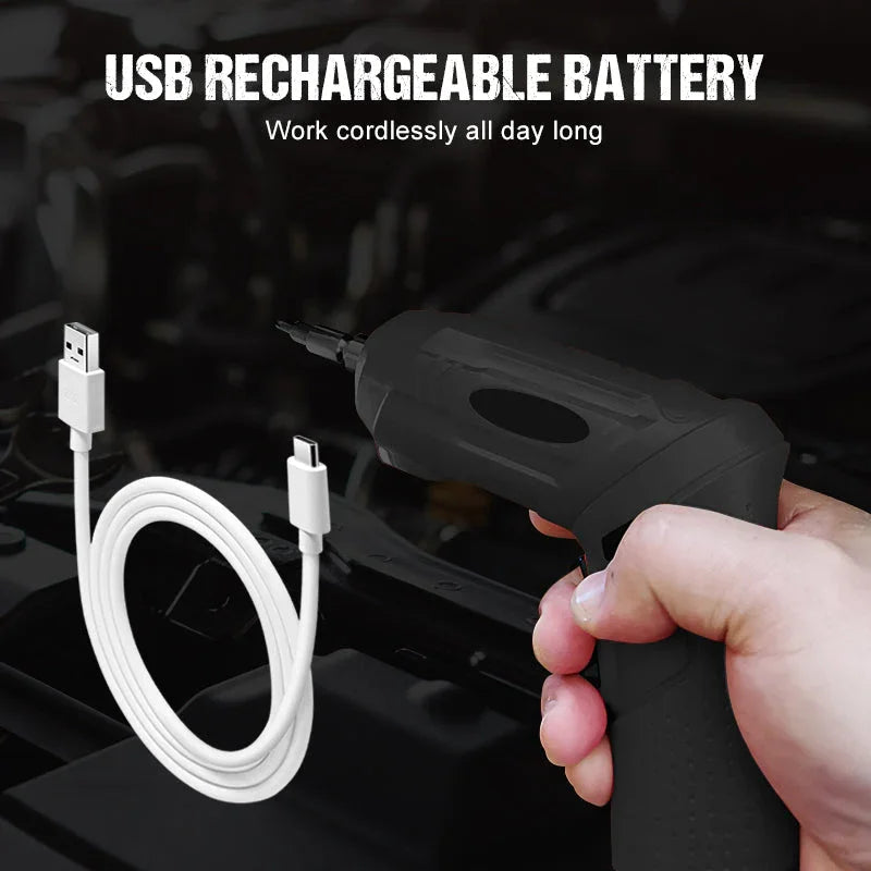 Rechargeable 3.6V battery screwdriver set