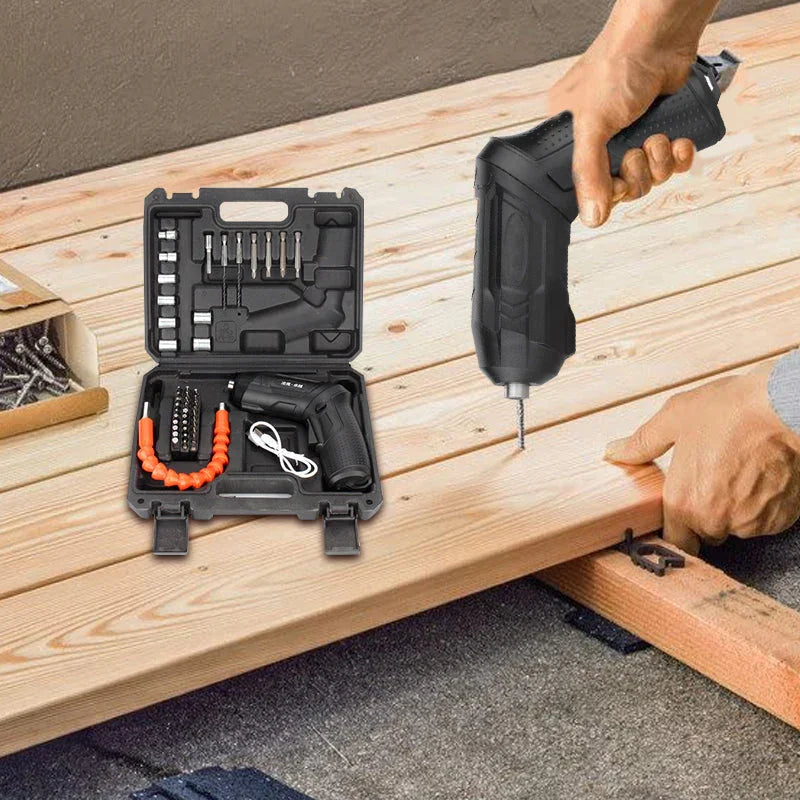Rechargeable 3.6V battery screwdriver set