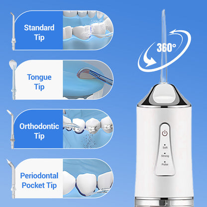 Portable Oral Irrigator – Water Flosser