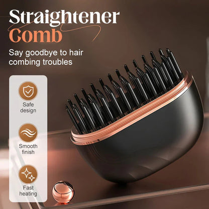 Mini Electric Cordless Hair Straightener