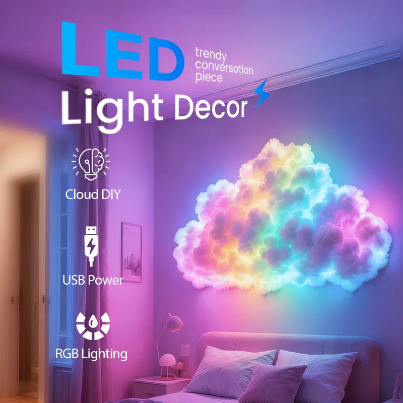 Thundercloud USB-Powered LED Decorative Lamp