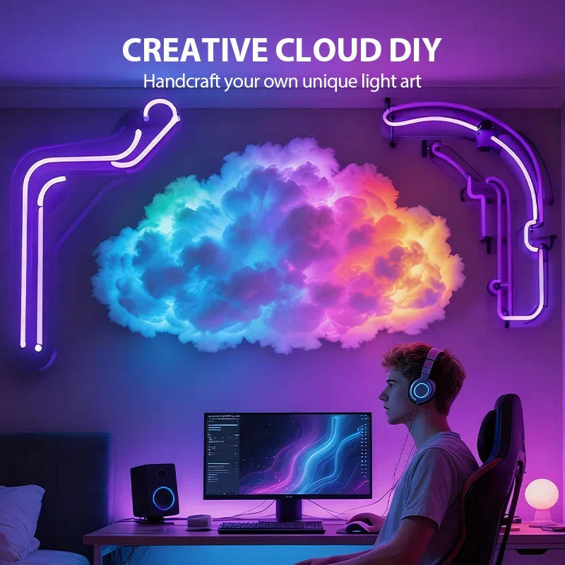 Thundercloud USB-Powered LED Decorative Lamp