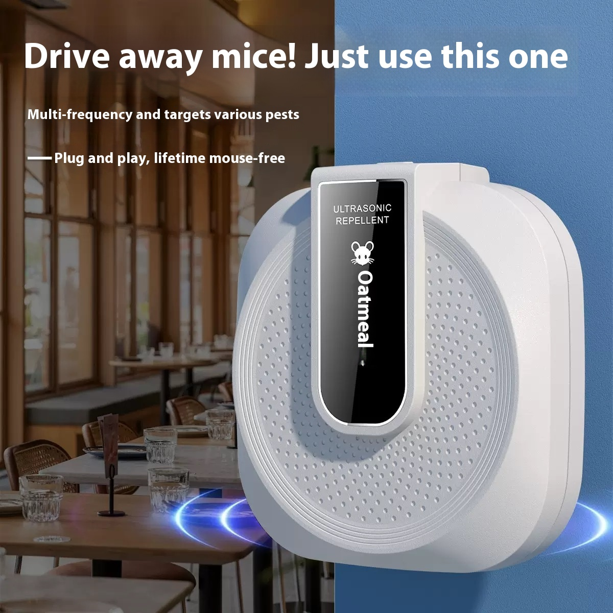 Ultrasonic anti-boating and rat repeller
