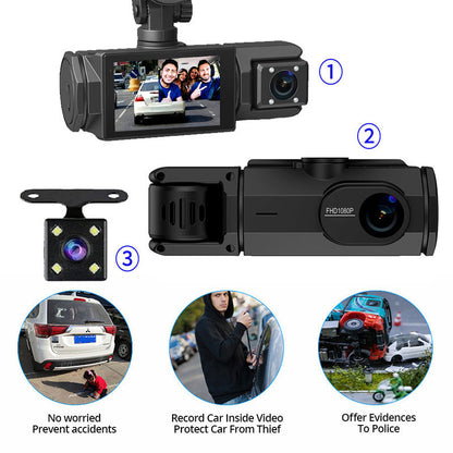 HD 1080p Car Recorder with Reverse Camera