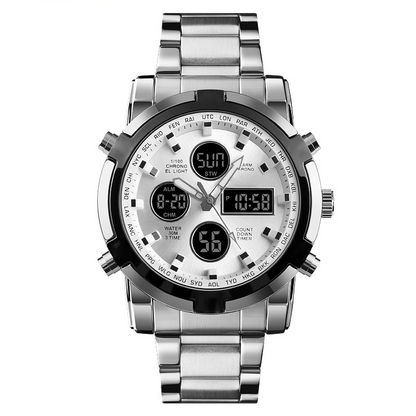 Men's Waterproof Military Analog-Digital Watch