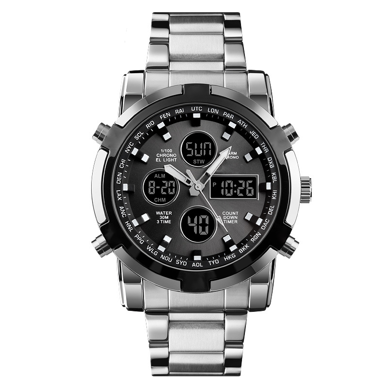 Men's Waterproof Military Analog-Digital Watch