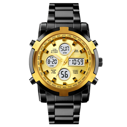 Men's Waterproof Military Analog-Digital Watch