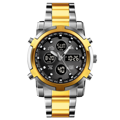 Men's Waterproof Military Analog-Digital Watch