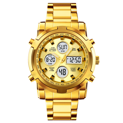 Men's Waterproof Military Analog-Digital Watch